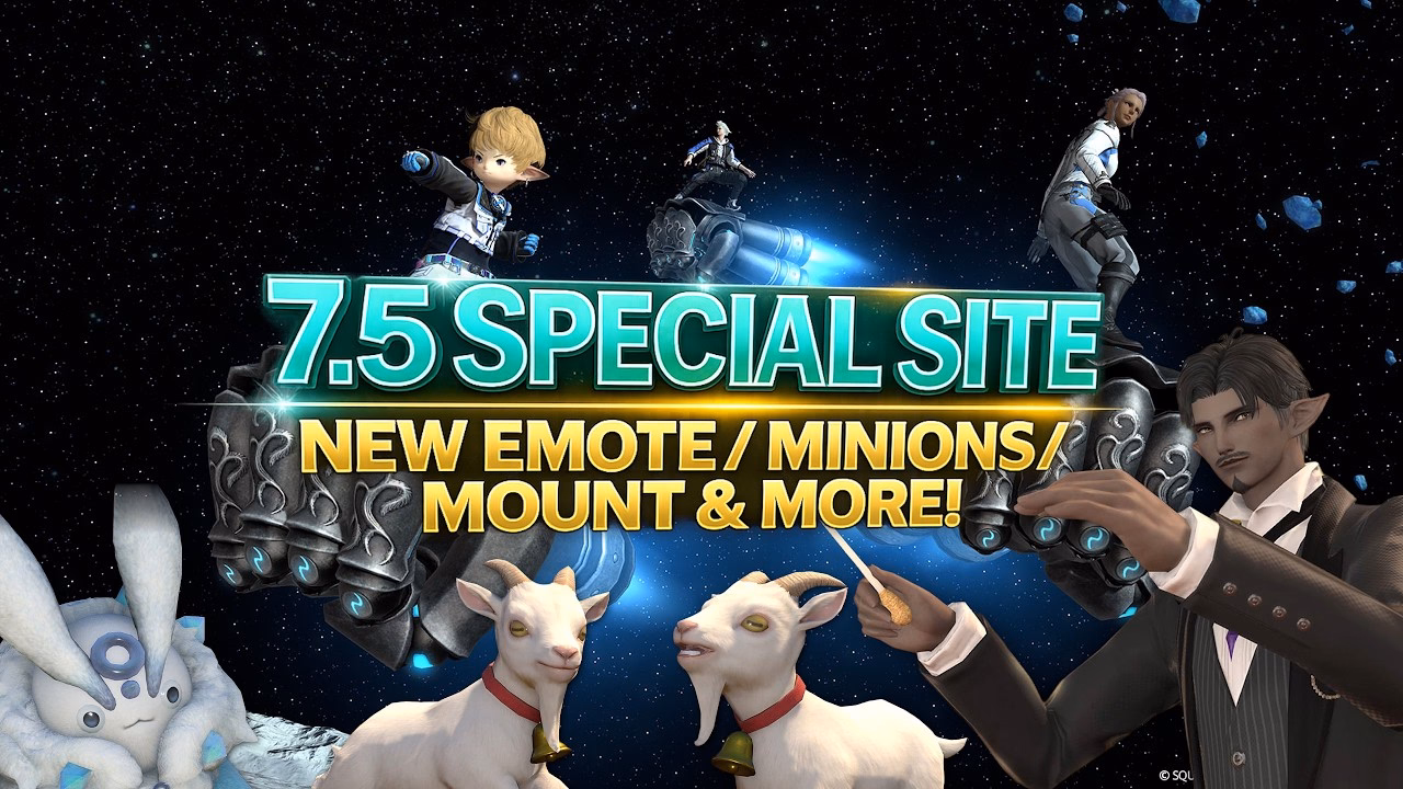 FFXIV 7.5 Update: New Minions, Emote & Mount Revealed!