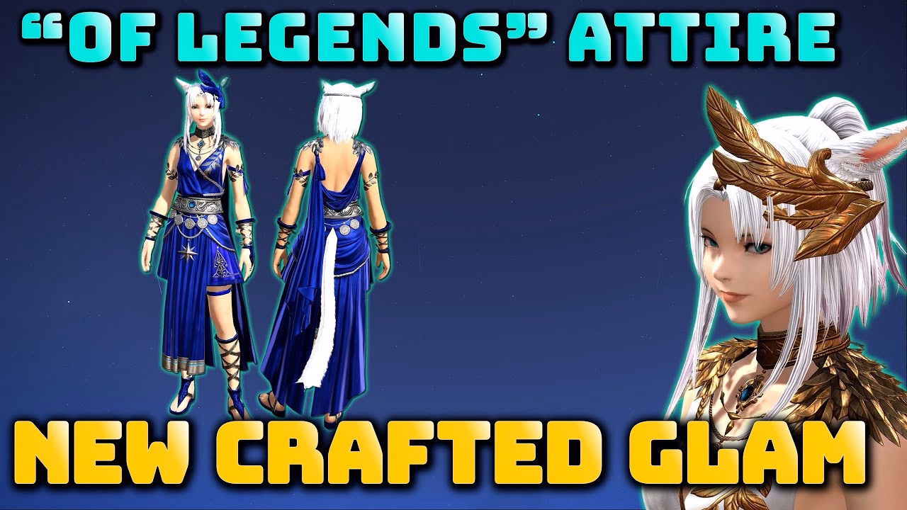 FFXIV: New Craftable Of Legend Attire From 7.4 Dungeon Mats