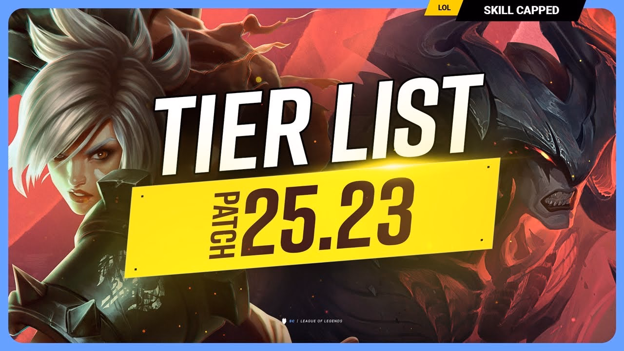 New Tier List Patch 25.23: Huge Off Meta Jungle Buffs!