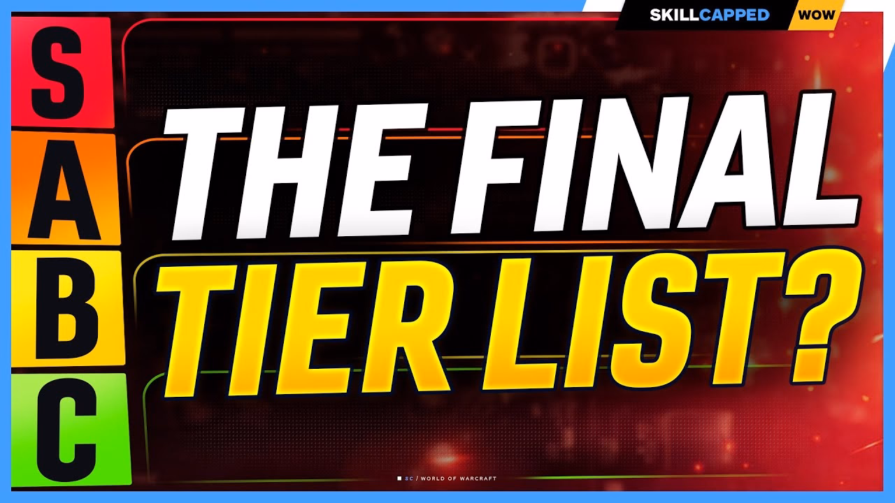 Final Solo Shuffle Tier List for The War Within Season 3