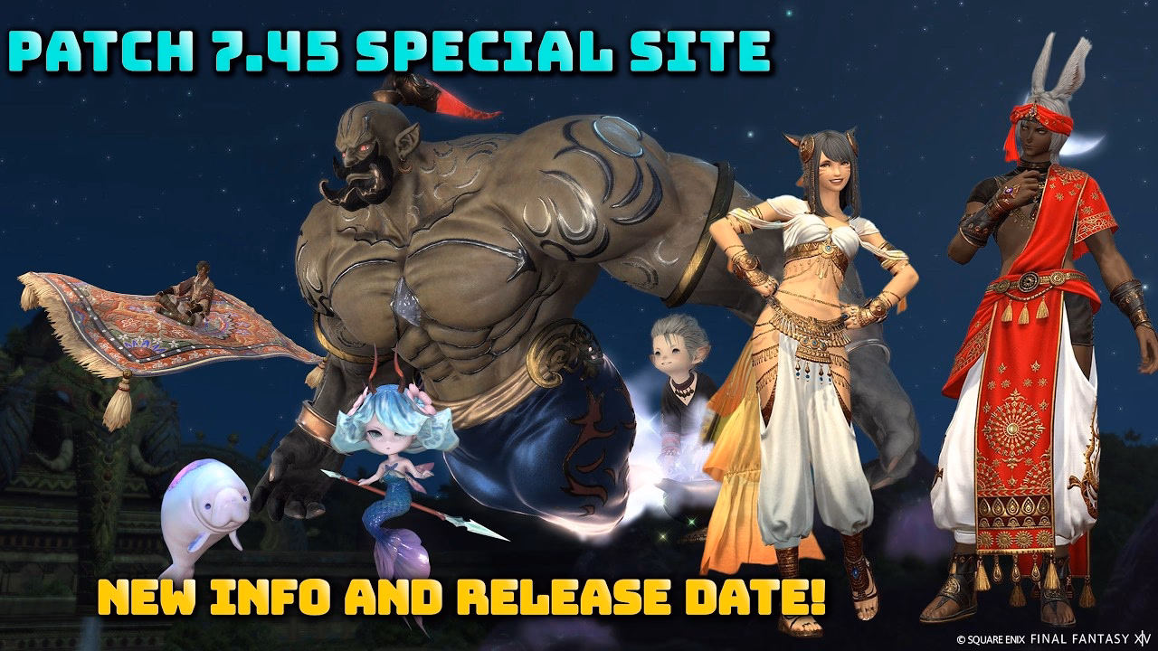 FFXIV 7.45 Special Site Updates & Release Date Info