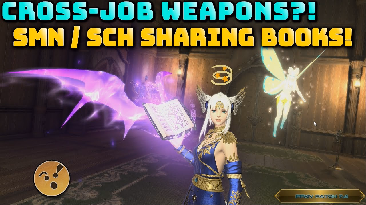 FFXIV Cross Job Glamour: Scholars Using Summoner Weapons!