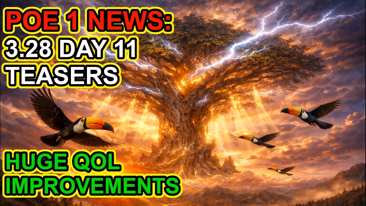 POE 1 Update: Trade QOL & 3.28 Teasers Day 11 Insights