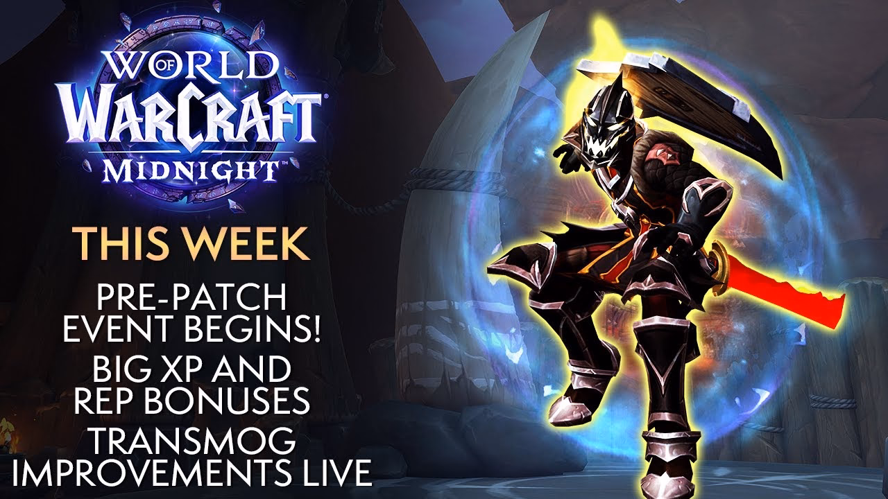 Warcraft Pre-Patch: Leveling Boosts & Transmog Updates