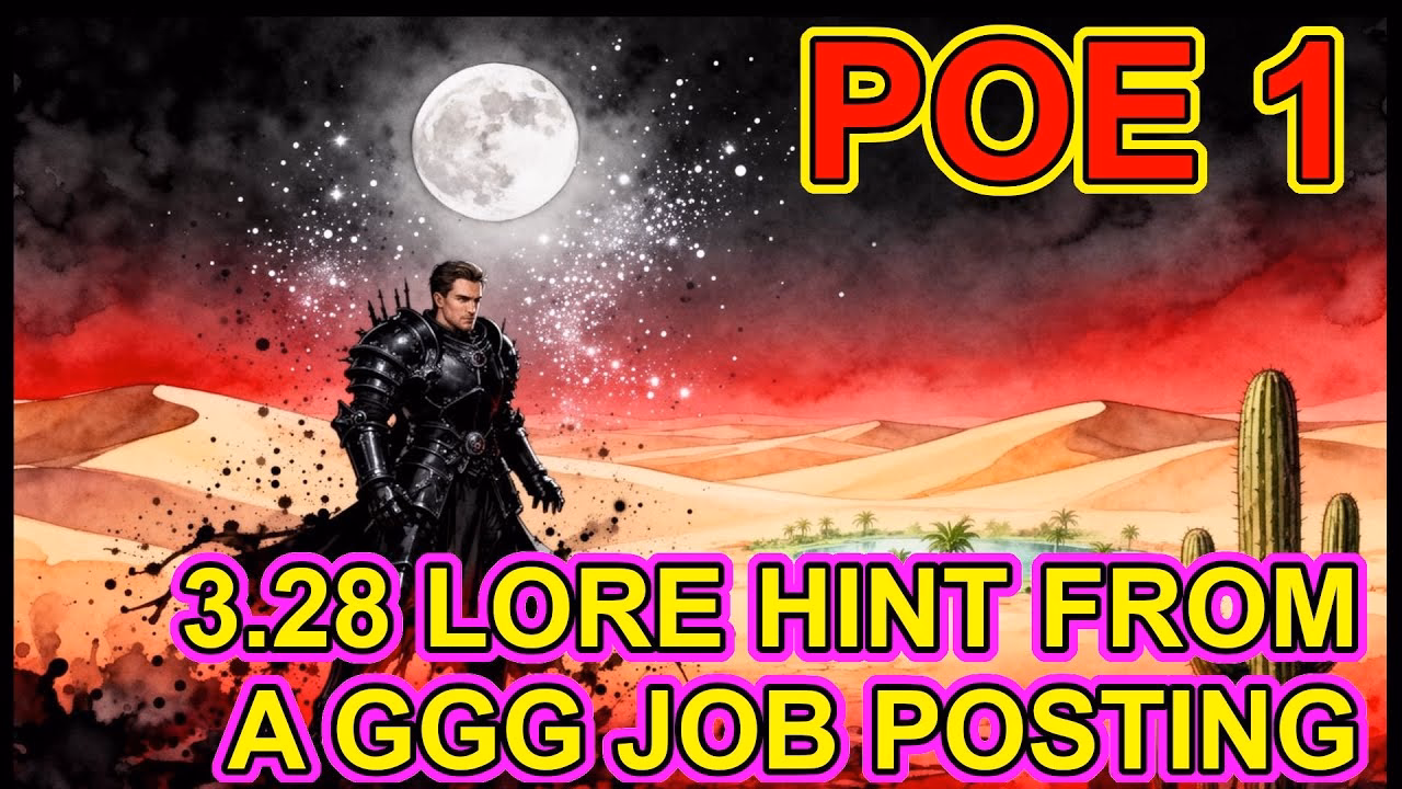 POE 1 - 3.28 Lore Teaser in GGG Job Post - New Boss Leak?