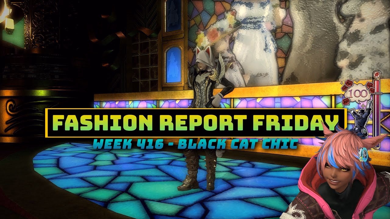 FFXIV Guide: Week 417 Fashion Report - Black Cat Chic