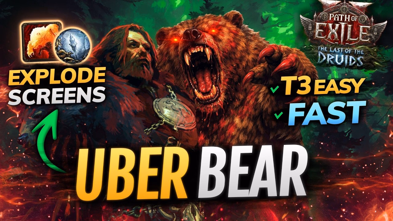 Bear Druid Shaman Build Guide: Explosive 128% MS in PoE 2.0.4