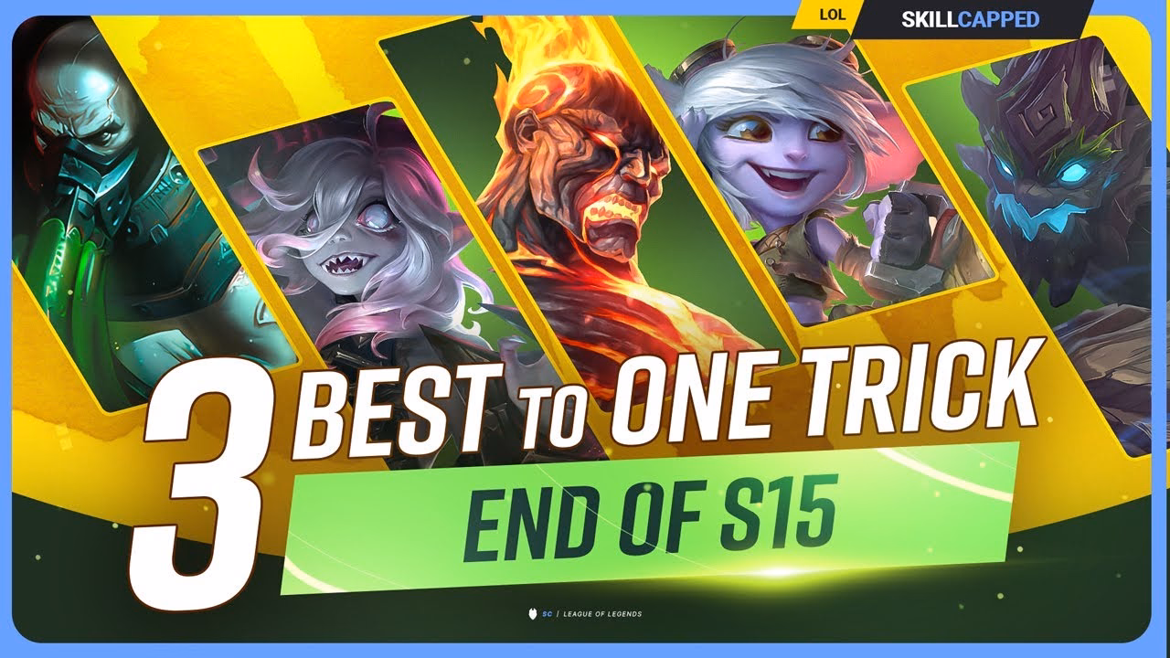 Top 3 Champions to One-Trick for Each Role - Season 15 Finale