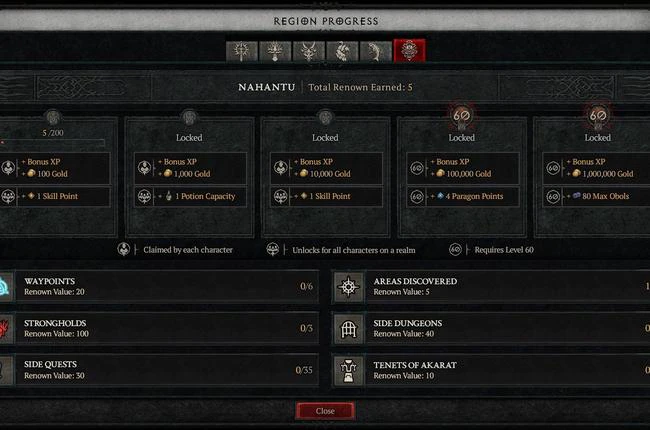 Quickest Methods to Gain Nahantu Renown in Diablo 4: Vessel of Hatred