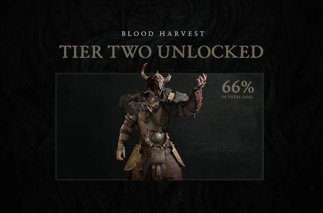 Diablo Blood Harvest Tier 2 Unlocks Barbarian Cosmetics