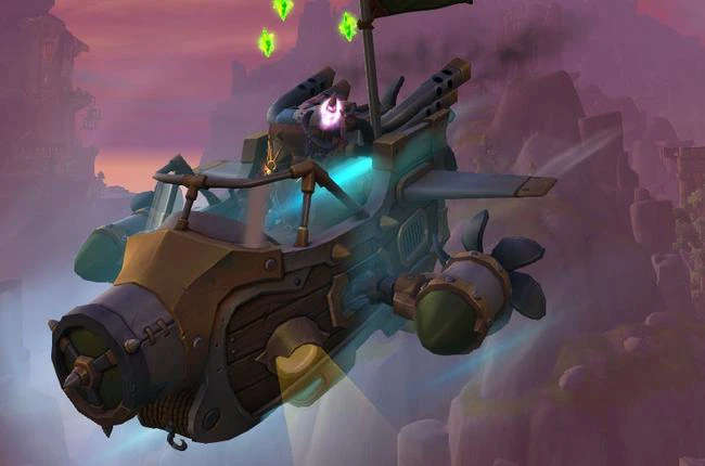First Glimpse of the Delver's Dirigible in The War Within - Acquisition Methods and Visible Customization Options