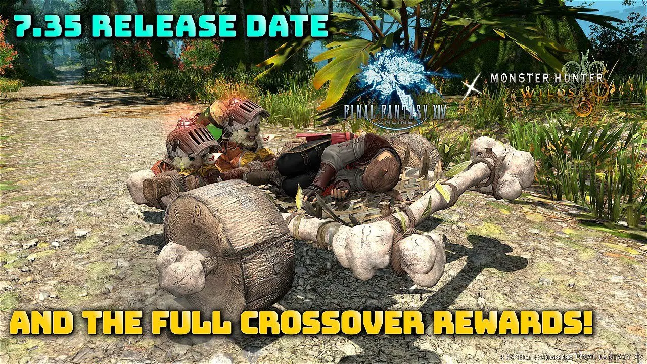 FFXIV x MH Crossover Details Revealed & Patch 7.35 Date Announced