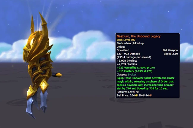 Evoker Legendary Weapon: Obtaining the Nasz'uro, the Unbound Legacy