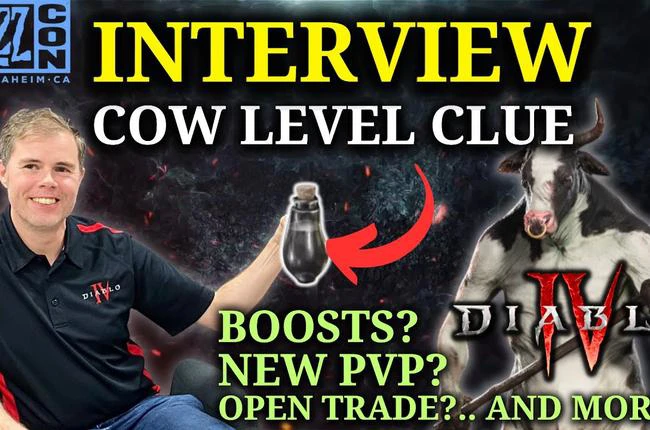The Red-Cloaked Horror: Unveiling the New Midwinter Boss in Diablo 4 - BlizzCon Interview Roundup, Teasing Cow Level Clues
