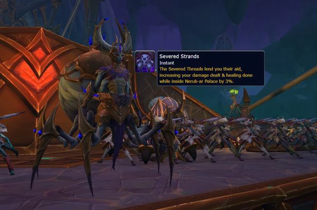 Severed Strands - Update on Nerub-ar Palace Raid Buffs for Season 1 of The War Within