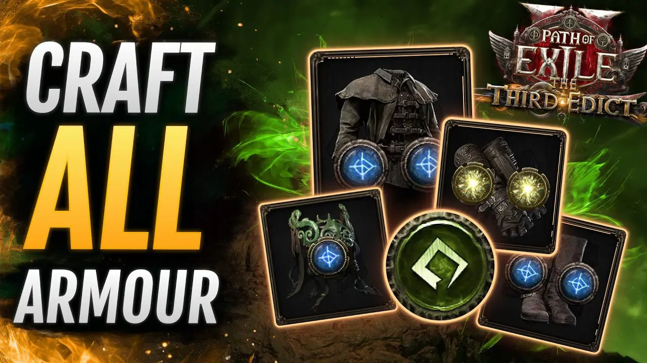 Crafting All Armour 100% Socketed for Monk Builds in PoE 2