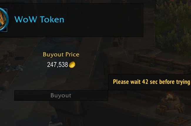 WoW Token Sells Out - Price Skyrockets Rapidly
