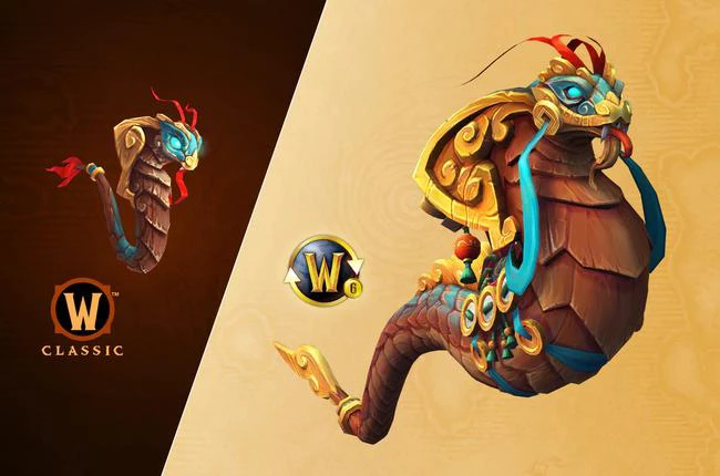 Lunar New Year Mount &amp; Pet Unveiled: Timbered Sky Snake - Subscription Bundle Prizes