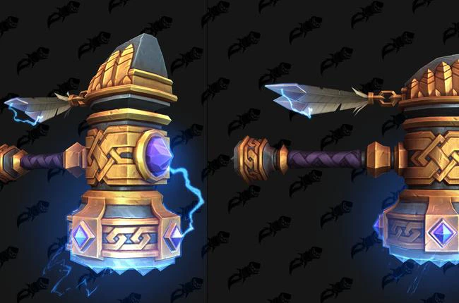 Upcoming Transmog Trading Post Reward: Stormrider's Stormhammers - Datamined Models