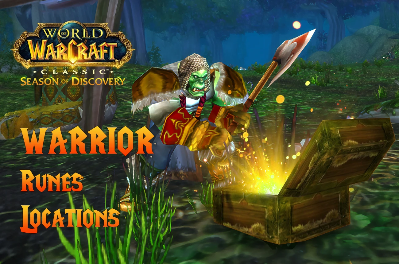 Warrior Runes and Locations - WoW SoD