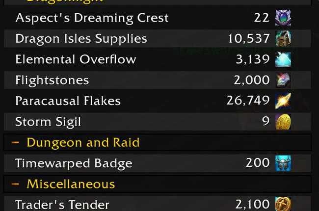 Crests Become New Currency in Patch 10.2 - 12 Crests from Timing Mythic+ Keystone