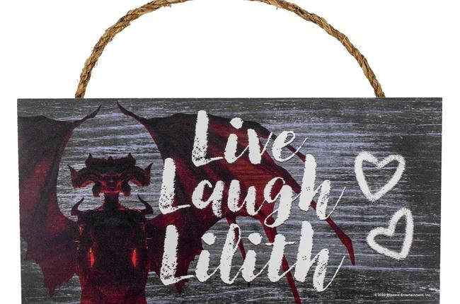 Diablo 4 Embrace Lilith Sign Now on Sale at Blizzard Gear Store