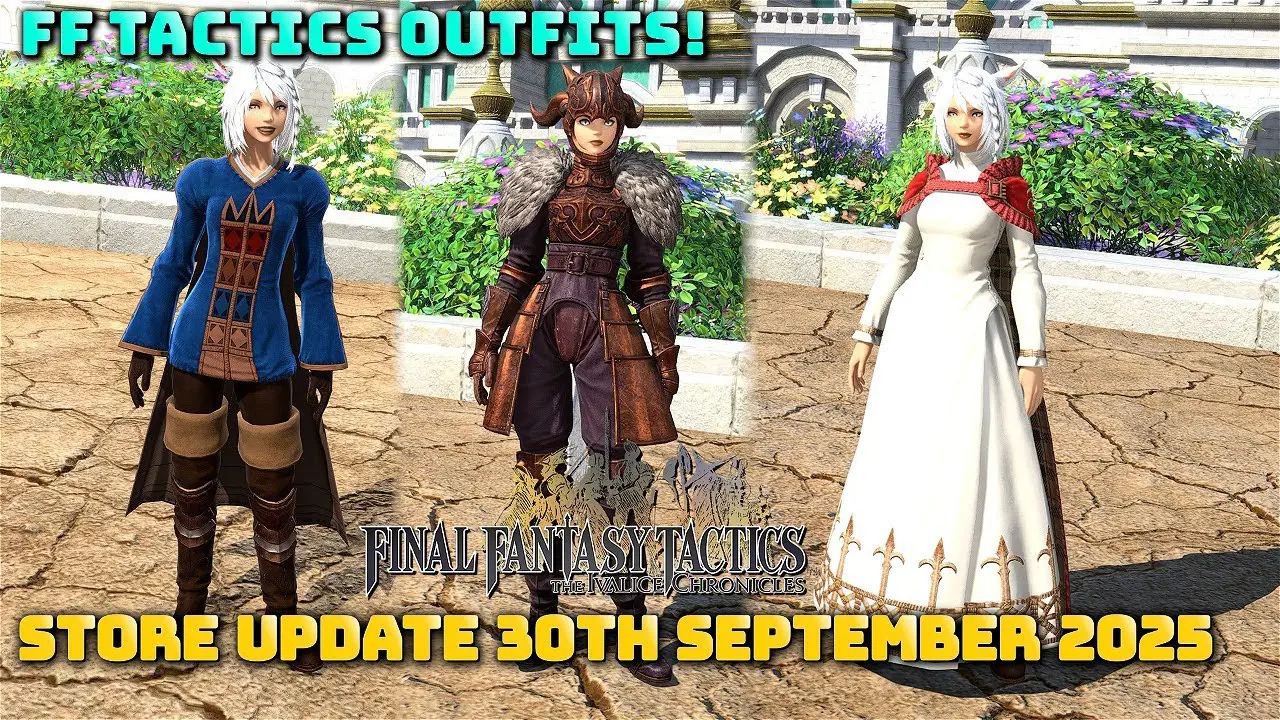 FFXIV Tactics Outfits Now Available: Store Showcase & Review