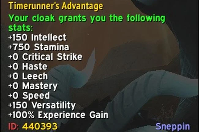 Understanding the Cloak of Infinite Potential for Alts in MoP Remix