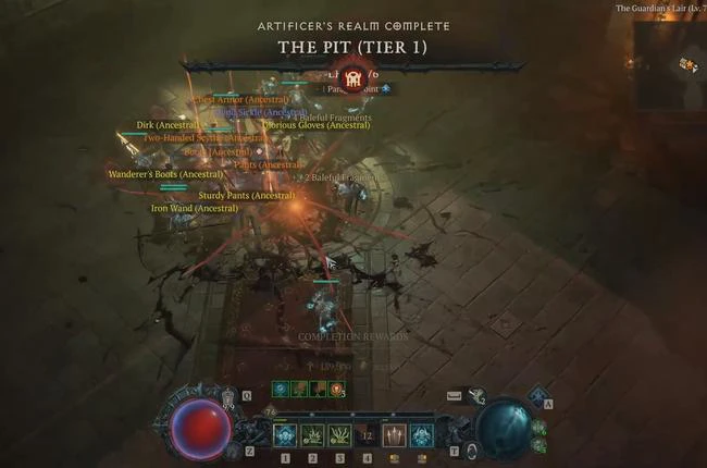 Drop Rates for Masterworking Materials in Pit of Artificers Increased for Grouped Players in Diablo 4 Season 4