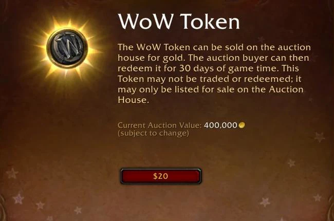 WoW Token Price Soars to Record-Breaking 400k in North America