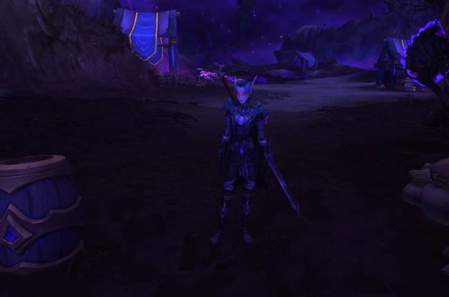 Telogrus Rift's Void Elf NPCs in WoW Patch 10.2.7