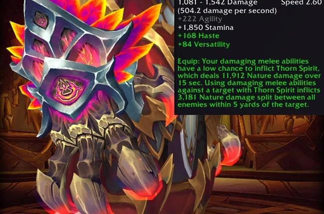 Exclusive Raid Weapons and Trinkets with Special Effects in Amirdrassil