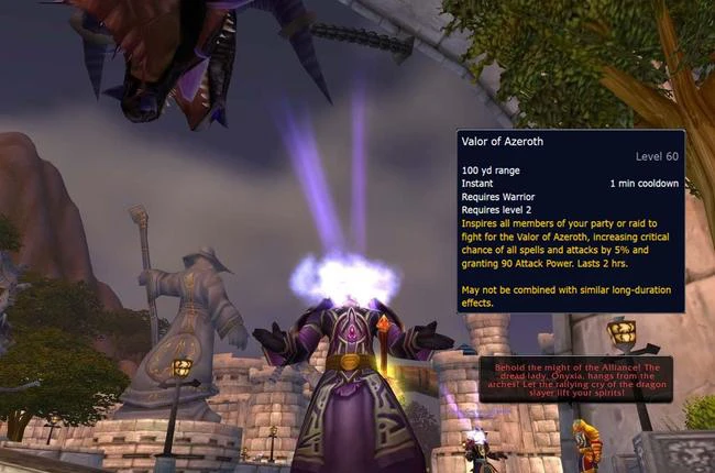 New Warrior Raid Buff Offers a Modified Rallying Cry of the Dragonslayer Lite in Phase 4 Season of Discovery