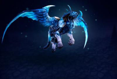 FFXIV Bluefeather Lynx Mount