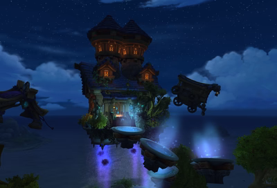 Jump Puzzle Wizard Sanctum WoW Housing Design
