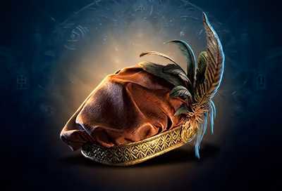 PoE 2 Goldrim unique helmet