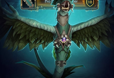 WoW Emerald Skyfang flying mount from the Pro Poison Patroller achievement