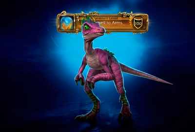 Jani's Trashpile mount from the WoW A Farewell to Arms achievement boost