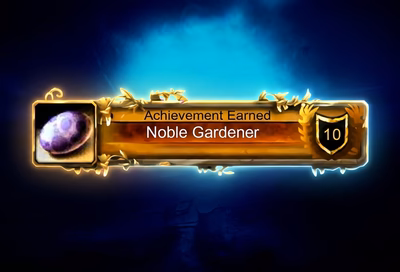 WoW Noble Gardener boost completing the Noblegarden meta-achievement for The Noble title