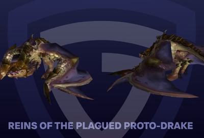 WoW Plagued Proto-Drake removed collector mount