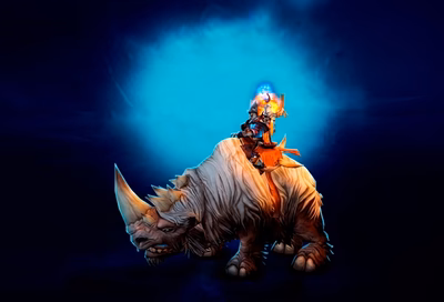 WoW Wooly White Rhino Mount
