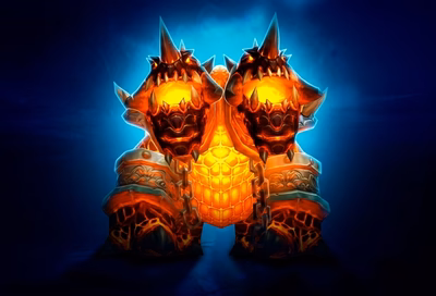 WoW Core Hound Chain two-headed magma hound mount