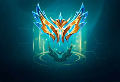 League of Legends ranked tier badge climbing from Bronze through Platinum, Emerald, Diamond and Master