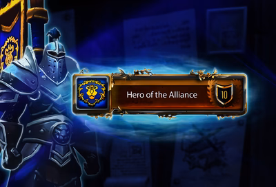 Pandaria Classic Hero of the Alliance Title Sale