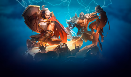 Fellowship Quickplay match victory screen with the 10-15 minute run-time and gear drop summary visible