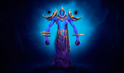 Premade team clearing the Voidscar Arena boss gauntlet against Overseer Charonus in WoW Midnight