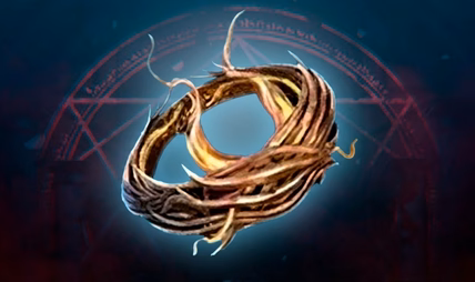 Diablo 4 Wreath of Auric Laurel unique Paladin ring for the Holy Bolt build