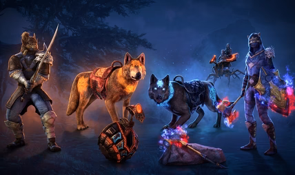 Tamriel Tome seasonal reward page showing a mount and Crown Crate icons