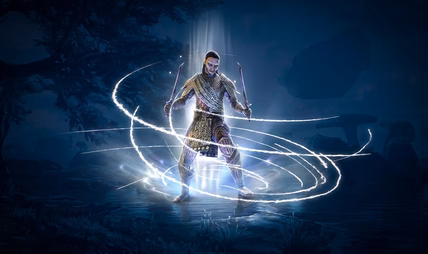 Level 50 character standing in front of the Cyrodiil gate after a Power Leveling run