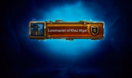 Crimson Cartographer's Orientation transmog from the WoW Loremaster of Khaz Algar achievement